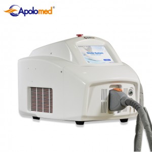 Excellent quality Rf Tube 40w Fractional Co2 Laser - Medical 808nm diode laser hair removal machine with CE medical approved – Apolo