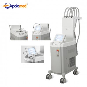 Slimming 1060 diode laser mashini selulite ivura ibiro hamwe nuburyo bwumwuga nuburyo bwubwenge