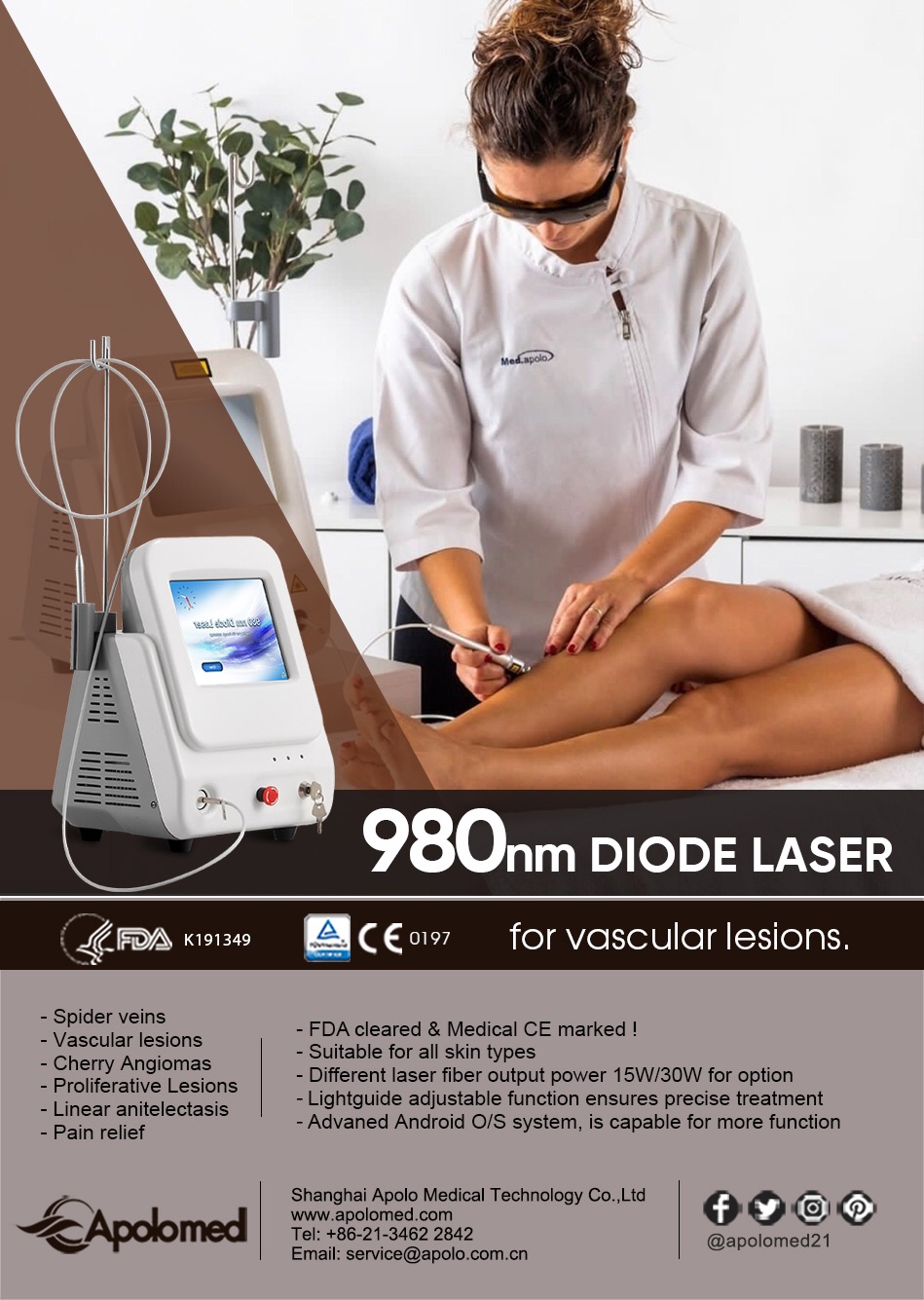 Proč potřebujete 980nm diodový laser?