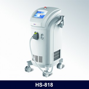 New design triple wavelengths 808nm diode laser hair removal machine