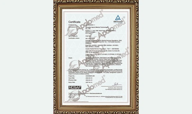 MDSAP certificate, 2024; published document