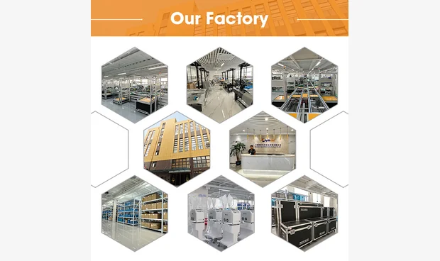 Company facility collage; contextual; not a dated event photograph.